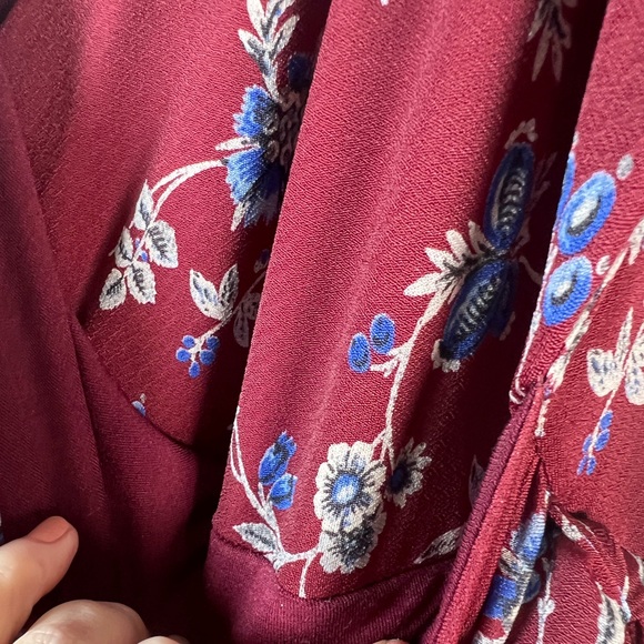 Gilli Tie-Waist Maxi Dress, lined faux wrap - Picture 7 of 7